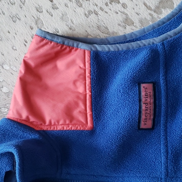 Vineyard Vines Shep Fleece Vest SzS Full Zip - Picture 2 of 8